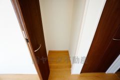 同仕様写真。キッチン横パントリー収納。食器やキッチン用品、食料品の保存に便利です＾＾高さのある物もスッキリ収納できます＾＾