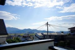 2階バルコニーからの眺望。