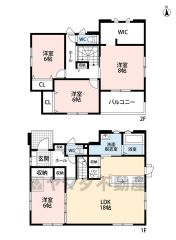LDK広々約18帖。パントリー・WIC・南面バルコニー有＾＾