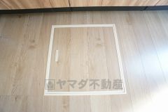 生活用品などを保存できる床下収納。