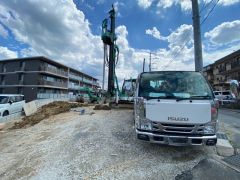駐車スペースはゆとりある3台分を確保。マイカー用に、お客さま用に、余裕を持ってご利用いただけます^^