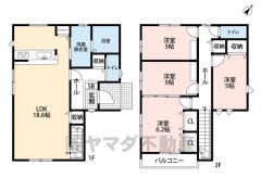 2階洋室が4部屋ありお子様が大きくなっても安心です＾＾ リビングは約19帖で広々。3面採光で日当たり良好＾＾