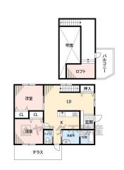 オール電化＾＾LDK18.5帖、吹き抜けのリビングダイニング、シーリングファン、エアコン2台付き。システムキッチン、収納カウンターも完備＾＾