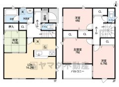 LDK和室・廊下収納・南面バルコニー有＾＾ 陽当たり良好な南向き＾＾