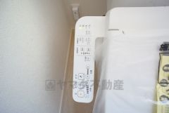 温水洗浄便座リモコン。