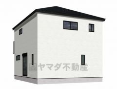 完成予想図。設備仕様も充実した新築戸建です。 快適でゆとりのある生活空間で新生活を始めましょう^^