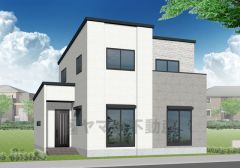 完成予想図。外壁に特殊なコーティングを使用しており、 雨が汚れを洗い流し、日常の汚れからも住まいをしっかり守ります。