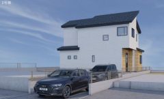 2号棟完成予想図。お気に入りの家具とインテリアでステキな部屋を作りましょう。