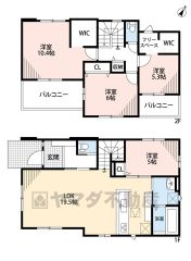 LDK広々約19.5帖＾＾ ご家族のコミュニケーションが増えるリビング階段＾＾