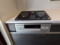 3口コンロなので、効率よくお料理が楽しめます。毎日のお料理も楽しくなりますね＾＾