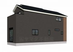 （2号棟）完成予想図。最新の設備で気持ちの良い新生活を送りませんか。毎日のお料理やバスタイムが楽しみになりますね。お気に入りの家具とインテリアで素敵な部屋を作りましょう。