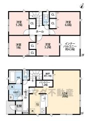 ストレージ・パントリー完備。リビングは20帖の空間です＾＾4.5帖のワイドバルコニーあり＾＾