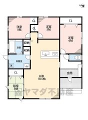 平屋住宅で家事同線がスムーズ＾＾