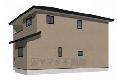 完成予想図。10年間の瑕疵保証が付いた安心の新築戸建。最新の設備で気持ちの良い新生活を送りませんか。