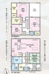 LDK広々18帖。テレワークルーム・ストレージルーム・インナーバルコニー・パントリー有＾＾