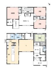 研究データに裏打ちされた耐震性能と、強固な構造だからこそ、ヤマダホームズらしい自由設計で、開放感あふれる広々とした間取りと確かな安心を両立します。