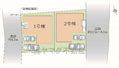 2号棟。カースペースは並列2台分を確保。 ご夫婦で1台ずつ所有できます＾＾