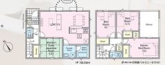 LDKと和室合わせて広々22.2帖。バルコニー・廊下収納有＾＾