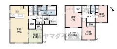 リビングと隣接する和室を合わせると約21帖の空間です＾＾ 収納量たっぷりウォークインクローゼット完備。フリースペースもあり利用用途は様々です＾＾