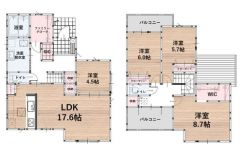 オールフローリングの平屋＾＾主寝室には大容量のWIC付き＾＾広々ランドリールームにカウンターあり＾＾ファミリークローク、パントリーがあり収納充実＾＾