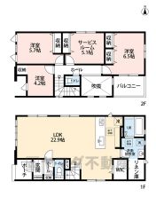 LDK広々約23帖。 WIC・南面バルコニー有。水回り快適＾＾リネン庫で収納充実＾＾