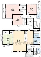 LDK広々約16帖。 和室・WIC・ファミリークローク・バルコニー有＾＾
