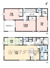 LDKは約19帖とゆとりある設計＾＾主寝室は約8.2帖と広々確保。WICもあるので荷物が多い方にもおすすめ＾＾