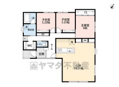 生活導線の良い平屋住宅。 LDK広々約19.5帖＾＾安心安全なオール電化＾＾