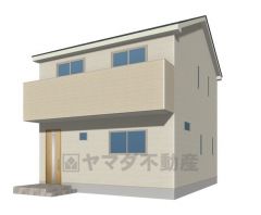 完成予想図。流行に左右されないベーシックなカラーリングは、永住にふさわしい佇まいです。