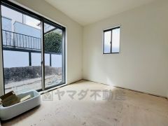 ＬＤＫに隣接する和室です。様々な使用用途で活躍しそうです。