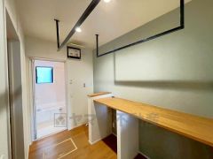 家事動線を短縮するランドリースペース。効率よくお洗濯ができます＾＾