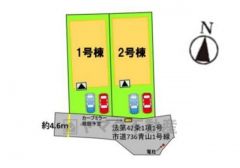 1号棟。カースペース2台分あり＾＾