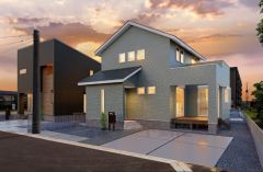 完成予想図。最新の設備で気持ちの良い新生活を送りませんか。毎日のお料理やバスタイムが楽しみになりますね。お気に入りの家具とインテリアで素敵な部屋を作りましょう。