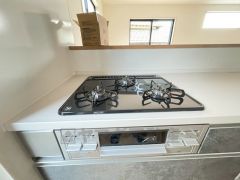 3口コンロなので、効率よくお料理が楽しめます。毎日のお料理も楽しくなりますね＾＾