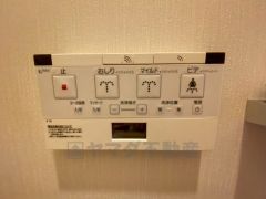 温水洗浄便座リモコン。