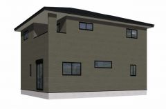 完成予想図。10年間の瑕疵保証が付いた安心の新築戸建。最新の設備で気持ちの良い新生活を送りませんか。