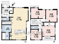 シューズインクローク・パントリー・リビング収納・廊下収納など収納が豊富＾＾リビングは三面採光で日当り風通し良好です＾＾