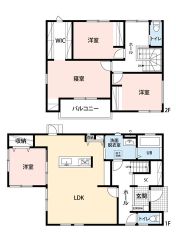 開放感がありオシャレなアイランドキッチン＾＾ダイニングとの行き来がしやすく作業がはかどります。さらに、お掃除しやすいオールフローリング＾＾収納スペースも豊富です。