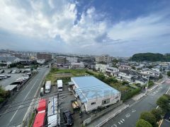 住戸からの眺望。最上階で目の前に視界を遮るものがなく、眺めが良いです＾＾