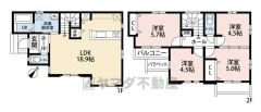 リビング広々約19帖の空間です＾＾2カ所にバルコニーがあり日当り風通し良好です＾＾