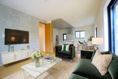 家具・インテリアはCGイメージ画像です。家族が集まる開放的なリビング。約18帖の大空間で毎日のお食事が楽しみです＾＾