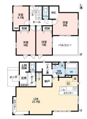 キッチン横に納戸あり＾＾土間収納やリネン庫など各所に収納充実＾＾