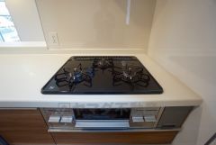 3口コンロなので、効率よくお料理が楽しめます。毎日のお料理も楽しくなりますね＾＾