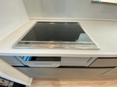 3口コンロなので、効率よくお料理が楽しめます。毎日のお料理も楽しくなりますね＾＾
