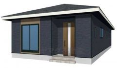 ネイビーを基調としたシンプルで飽きの来ない外観です。 流行に左右されないベーシックなカラーリングは、永住にふさわしい佇まいです。