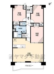 全居室に収納完備。 リビングは南東向きのバルコニーに面しており陽当り・風通し良好です＾＾ リビングは約19帖＾＾