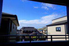 2階バルコニーからの眺望。