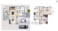 ウォークインクローゼット・シューズインクローク・パントリーなど収納が豊富です＾＾ 6帖の広々バルコニーで陽当り・風通し良好＾＾