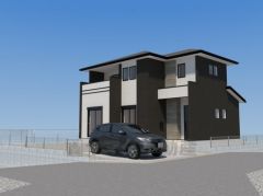 完成予想図。設備仕様も充実した新築戸建です。 快適でゆとりのある生活空間で新生活を始めましょう^^