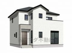 （2号棟）完成予想図 ホワイトを基調としたシンプルで飽きの来ない外観です。建物ごとに間取りや色味が異なりますので、ぜひ一度現地で見比べてください＾＾